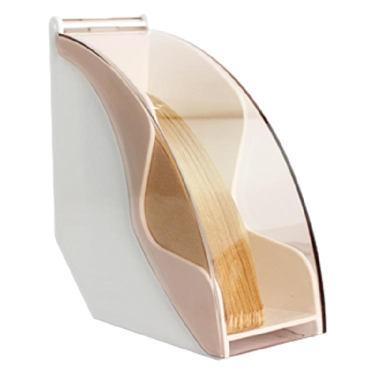 Stirdy Actylic Materials Filter Paper Storage Organizers with Fan Shape Designs Portable Accessory for Easy Access