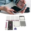 Back Glass Replacement Back Cover Glass Housing Door with Pre Installed Tape Camera Lens Tools for Axy     5     5 5G F731