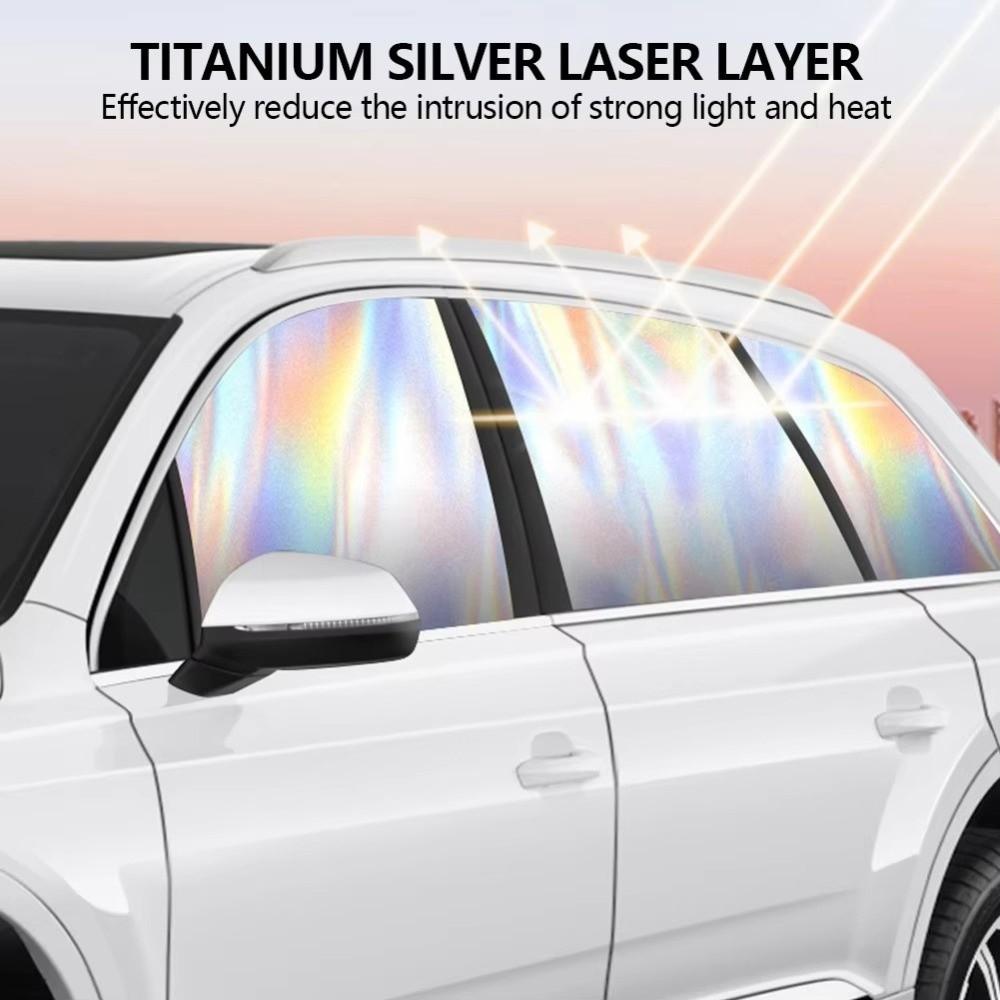 Laser Fenster Sonnenschutz Abdeckung Magnetische Schutzabdeckungen Auto Seitenfenster Sonnenschutz Vorhänge Sommer