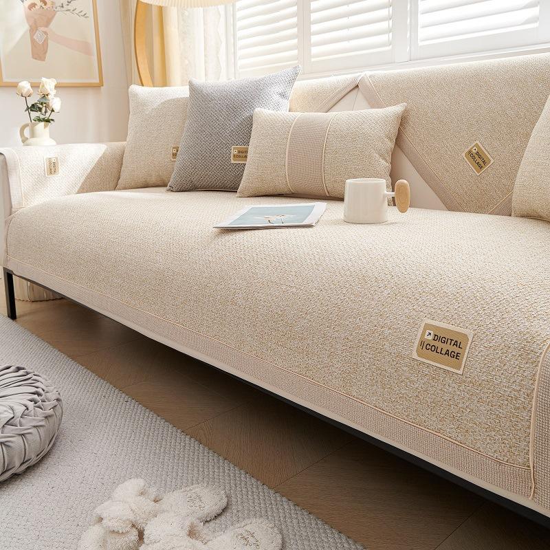 Wangshu Sofa Cushion Cotton And Linen Four-Season Universal Non-Slip Sofa Cover Full Cover Sofa Towel