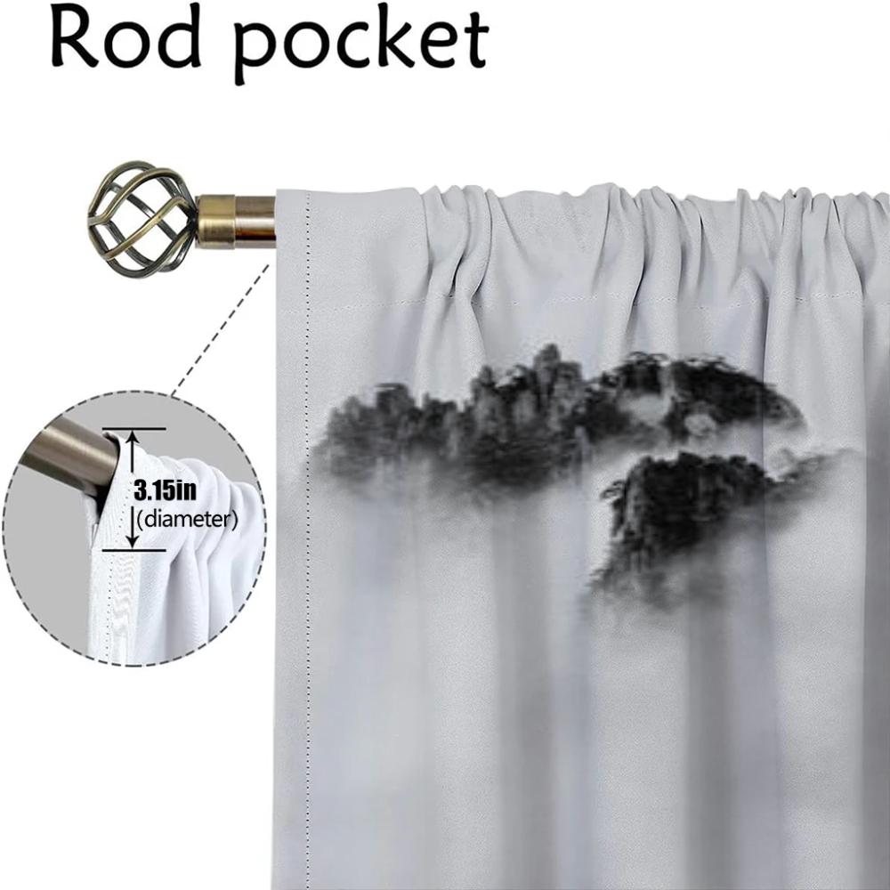 Zasłony do sypialni kolorowy obraz zasłona do salonu dekoracja na Halloween rolety zasłony do wnętrza domu 2 sztuki przegroda