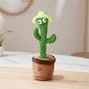 Dancing Cactus Plush Toy With Singing And Talking Features For Kids Entertainment