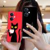 Cute Coffee Cat Matte TPU Mobile Phone Case for OPPO Reno 14 13 12 11 10 9 8 7 6 5 F T Pro 5G Colorful Printing Cover