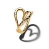 Luxury Original 925 Silver Heart Bow Pearl Flower Four Leaf Clover Ring fit Women's Fine Jewelry Valentine's Day Gifts