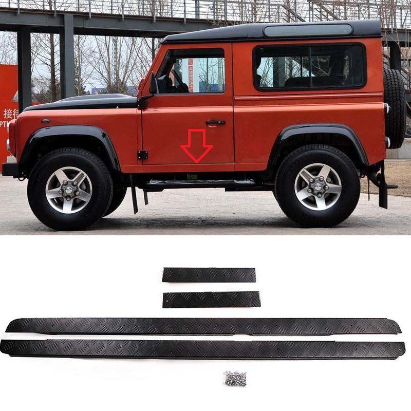 For Land Rover Defender 90 110 130 2004-18 Alloy Car Front Bumper Tailgate Roof Window Inner Door Fuel Tank Cap Hood Accessories