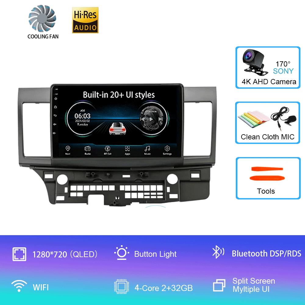 

Для Mitsubishi Lancer 2007-2012 Android 14 4G Автомагнитола Автомагнитола Мультимедиа Видеоплеер Навигация GPS 2din 2 Din Carplay CHINA