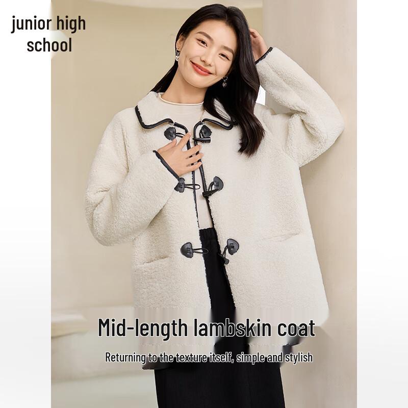 

Chushen Women s Faux Lamb Wool Winter Toggle Coat M (Fits L)