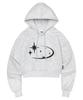 Star Sea Crop Hoodie [Gray]