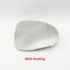 Car Side Door Mirror Glass Lens Turn Signal Lamp Outside Rearview Mirror Housing Cover Frame For VW Touareg