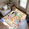 Rainbow Friends Customizable Name Floor Rug Office Rug Design for Game Room Foyer Dormitory Study room Anti-slip Rug Decorate Offices