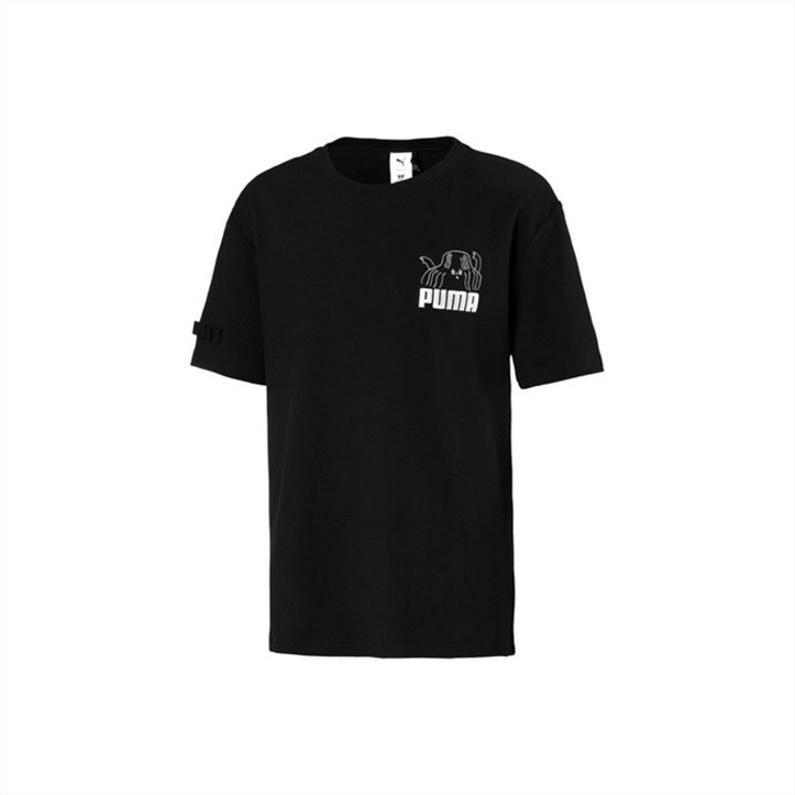 PUMA x TYAKASHA Unisex Logo Printing Black Men s 595559-01 S