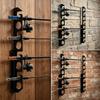 WallInstalled Fishing Rod Rack Acrylic Pole Storage Organizer Black Wall Mount for