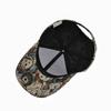 Trendy Cute Bear Print Hard Top Baseball Cap, Unisex Sun Protection Duckbill Cap, Daily Cotton Sport Cap