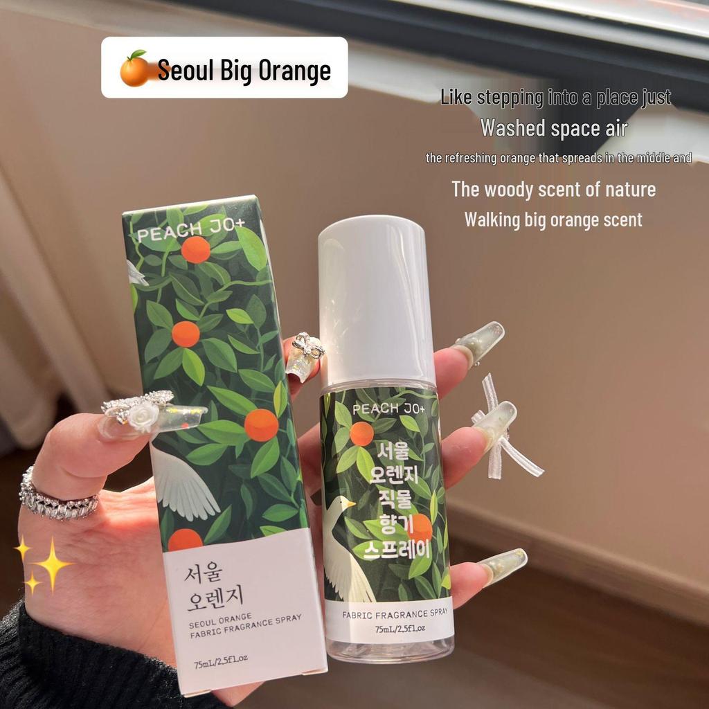 PEACH JO+ Korean Camellia Orange Zen Tea Clothing & Body Deodorizing Spray for Men and Women