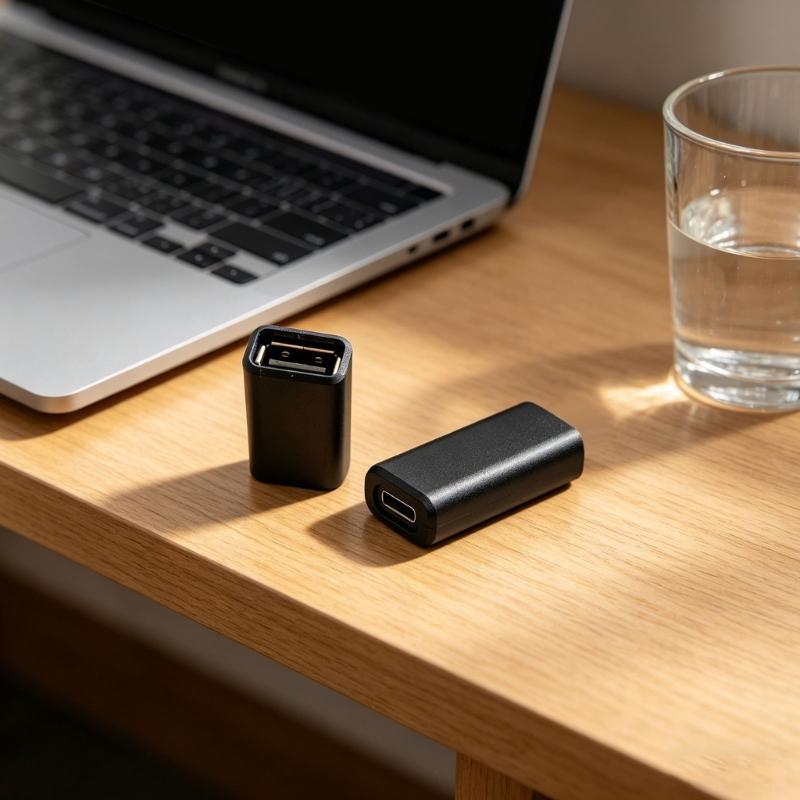 Universal Type C To USB Adapter For GPW3/4 and G502X Wireless Mouse With Durability Plastic And Metal Construction