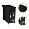 Laundry Basket with Wheels And Lid for Under The Desk, Storage Cafe,