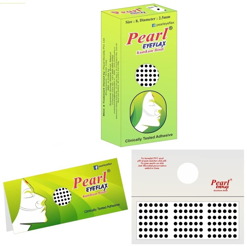 

@ Indian Traditional Kumkum Bindi Round Black Color One Box Each 15 Zr-2569-60%Off
