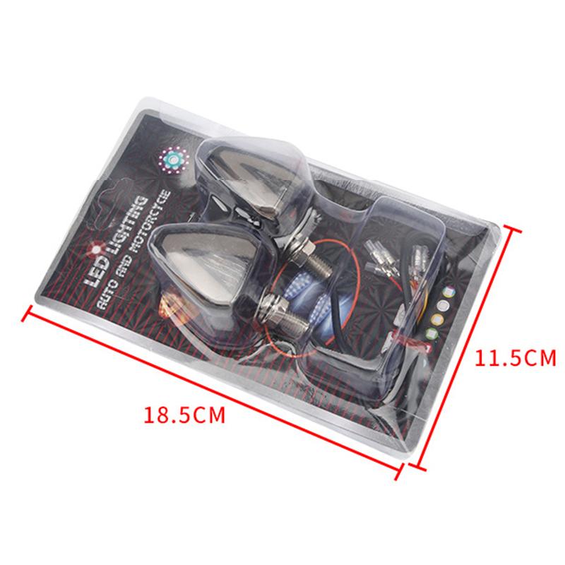 Sinal de Seta LED para Motocicleta CC 12V Luz de Aviso Anticolisão Mini Luz de Sinalização Drone Com Luz Estroboscópica Luz de Seta