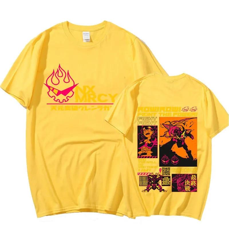 

Аниме Tengen Toppa Gurren Lagann футболка женская унисекс Unisexga футболки с короткими рукавами хип-хоп уличная футболка большого размера унисекс 3XL