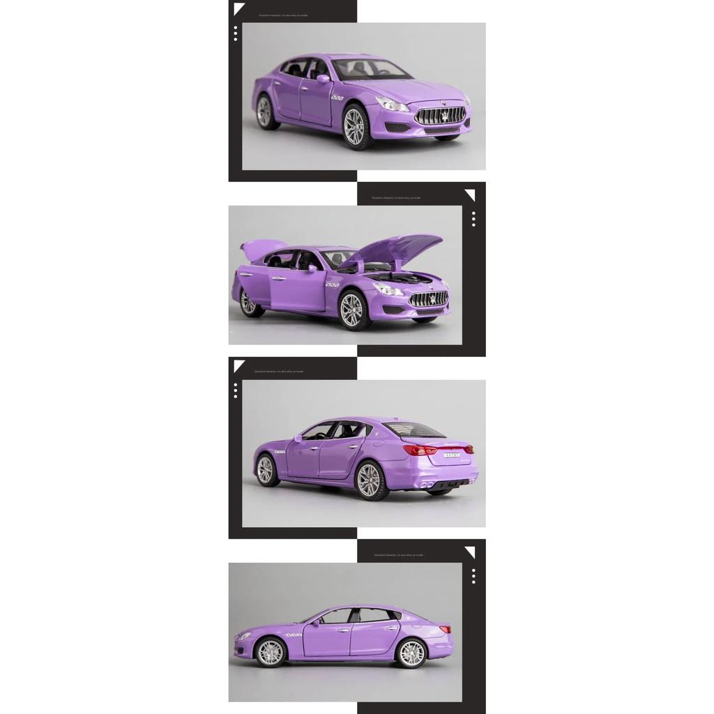 Modellino Auto in Lega Maserati Quattroporte Coupé 1/32 Giocattolo in Metallo pressofuso Modello Auto Simulazione Suono Luci Collezione Regalo