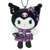 Sanrio Mascot Holder Rock Kuromi 6 and 224260 (Sweet 'n' Check) (Ages up)