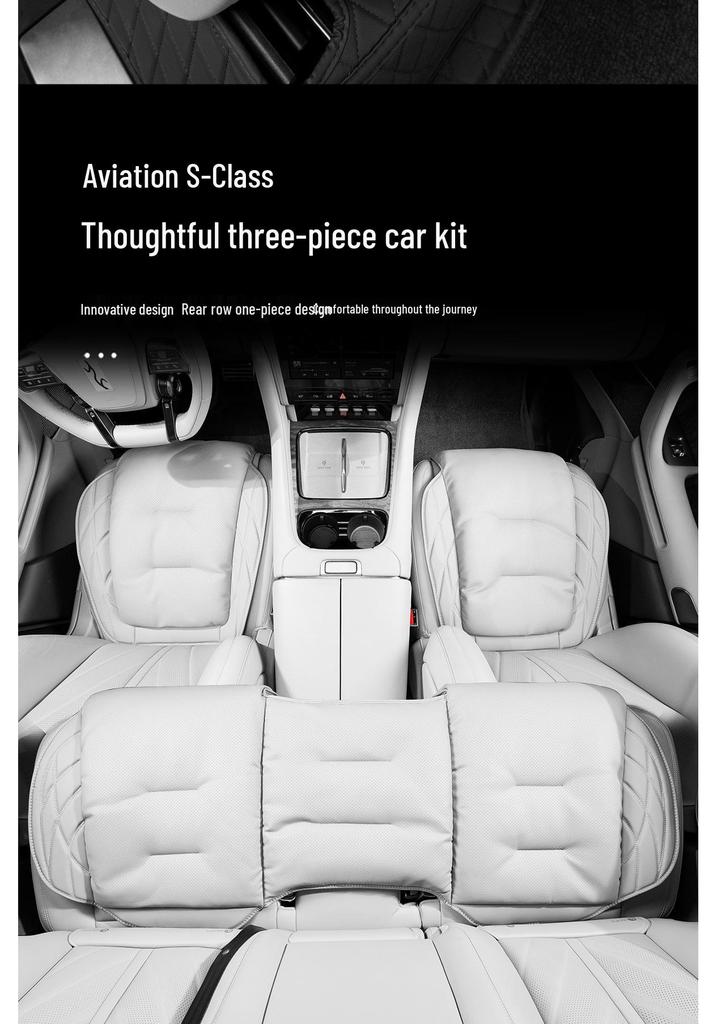 All-Season Rear Car Seat Cushion for Tesla Model 3/Y/S