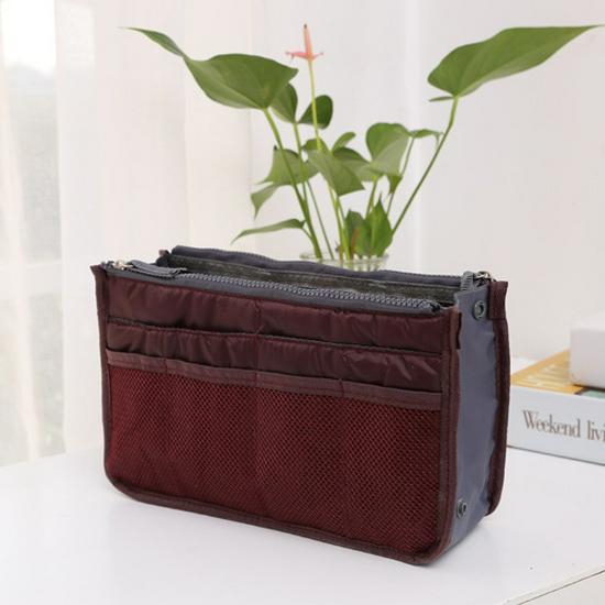 Double Zipper Multi-Purpose Bag: Storage, Cosmetic, Sponge, and Liner Bag