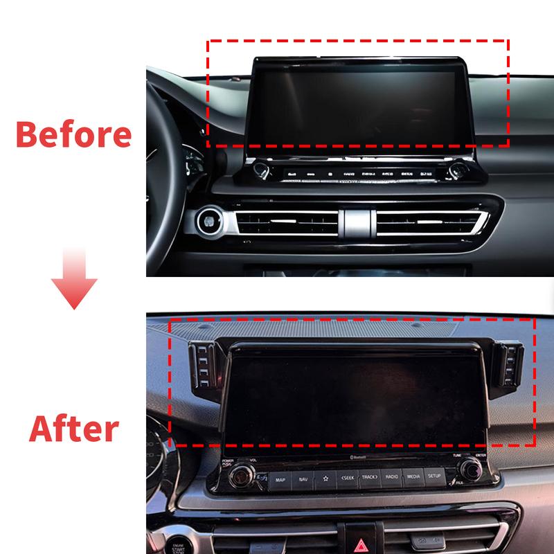 Für KIA Seltos KX3 Rechts-/Linkslenker - GPS-Navigation Integrierter Bildschirmhalter Handyhalter Halterung Auto Zubehör