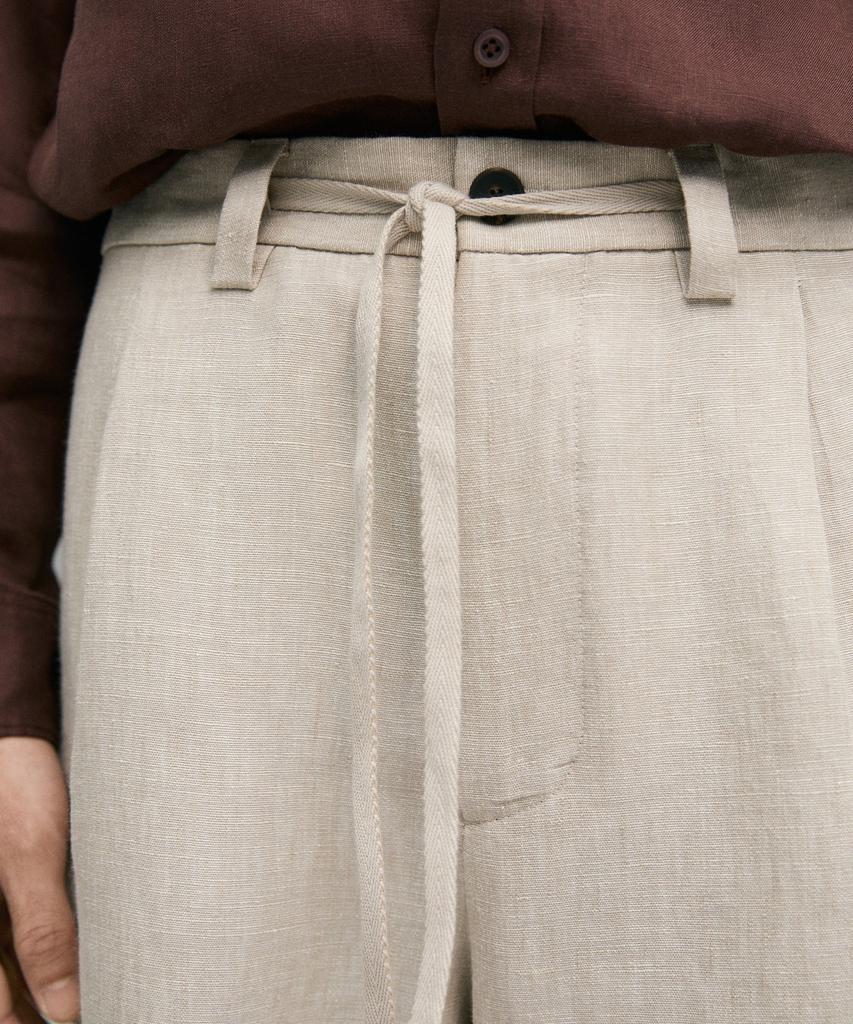Masimodutti 100% Linen Total Look Pants