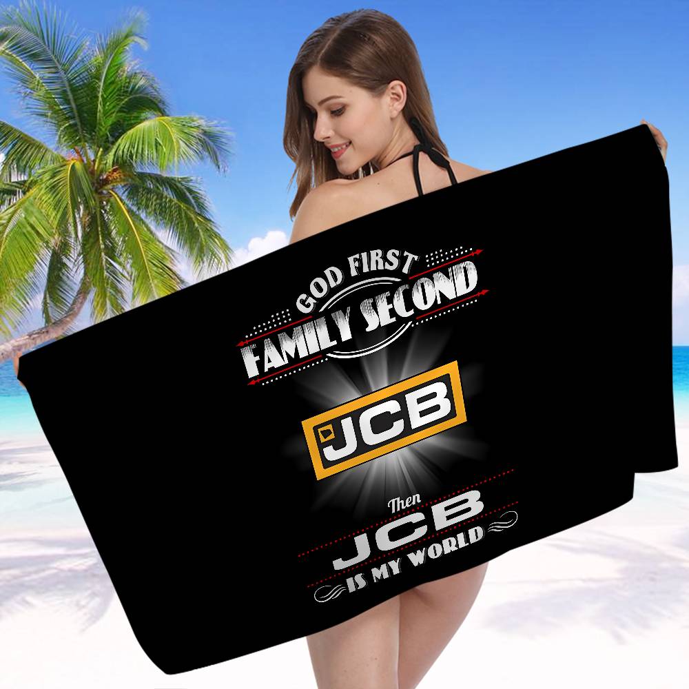 

J-JCB Microfiber Blanket Quick Drying Beach Towels Oversized Printing Super Absorbent Pool Towel Blanket W30*H60(CM)