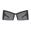 1 Pair Large Frame Rectangular Ladies Sunglasses Outdoor Street Fashion Photo Glasses UV Protection