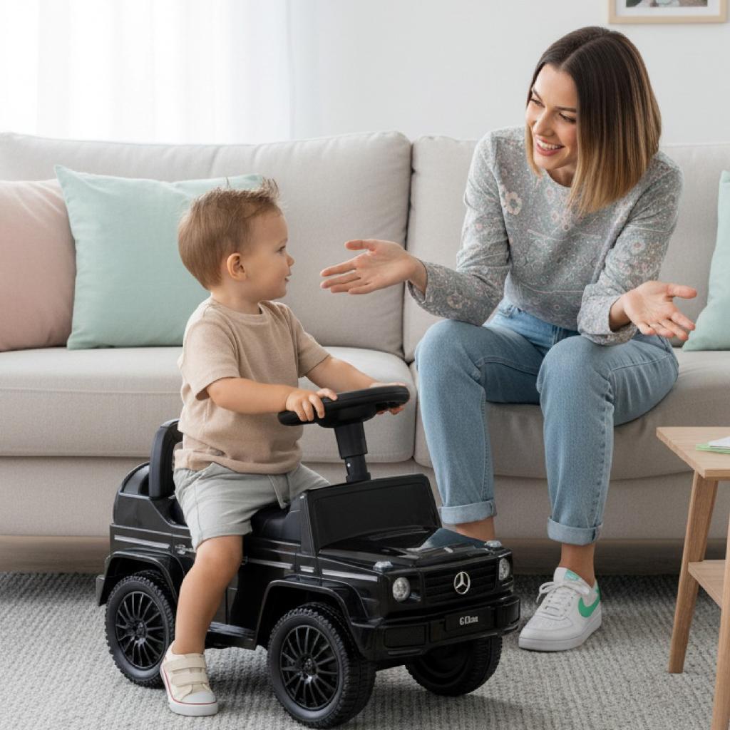 Draisienne Pousseur Déambulateur Pour Enfants Mercedes Benz Classe G Noir