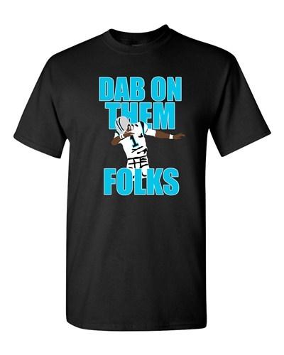 Dab On Them Folks Football Ball Sports Dance Touchdown DT Adult T-Shirt Tee Unisex T-Shirt XL
