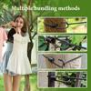 With 12 Clothespins Outdoor Clothesline Windproof Non-Slip Clotheslines  Outdoor Travel Camping