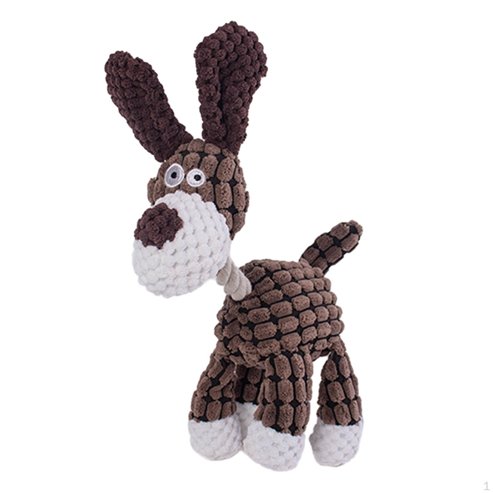 

Игрушка для жевания собак, скрипучие игрушки, плюшевый интерактивный щенок для тренировок в помещении Coffee