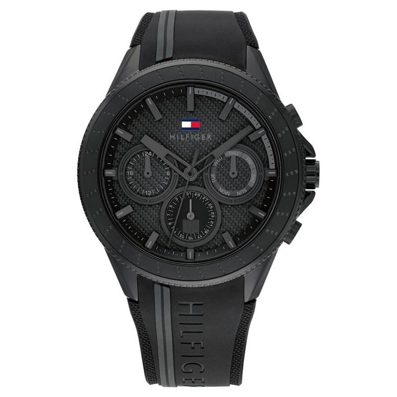 Tommy Hilfiger,Black,Men s Quartz Watch,1791861 чёрный