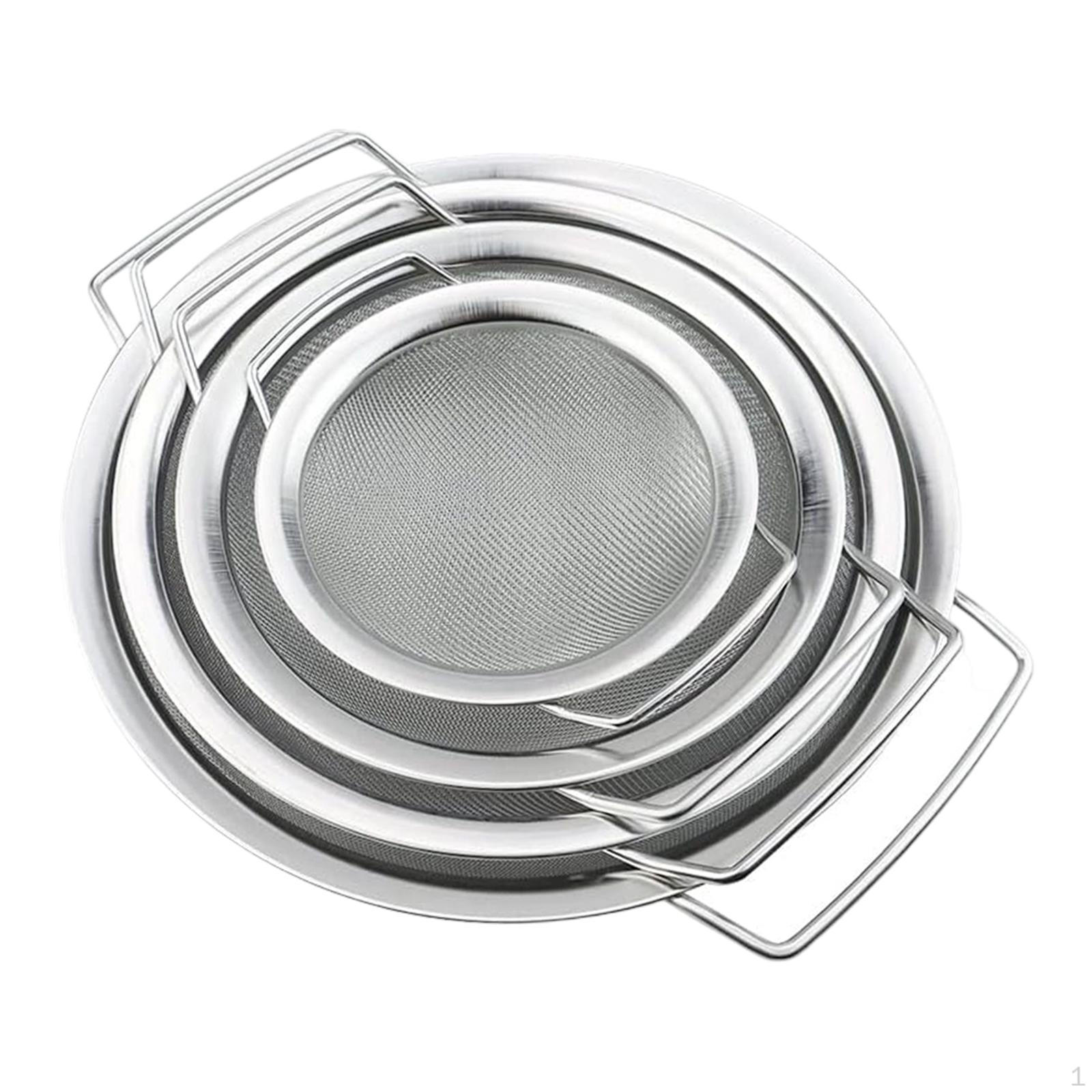 

4Pcs Paint Strainers Stainless Steel Fine Mesh Screens Skimming Replace Multipurpose Straining