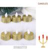 Powered with Glitter Diwali Candles Mini Flameless Candles Home Decor Tea Lights Candle LED Lamp