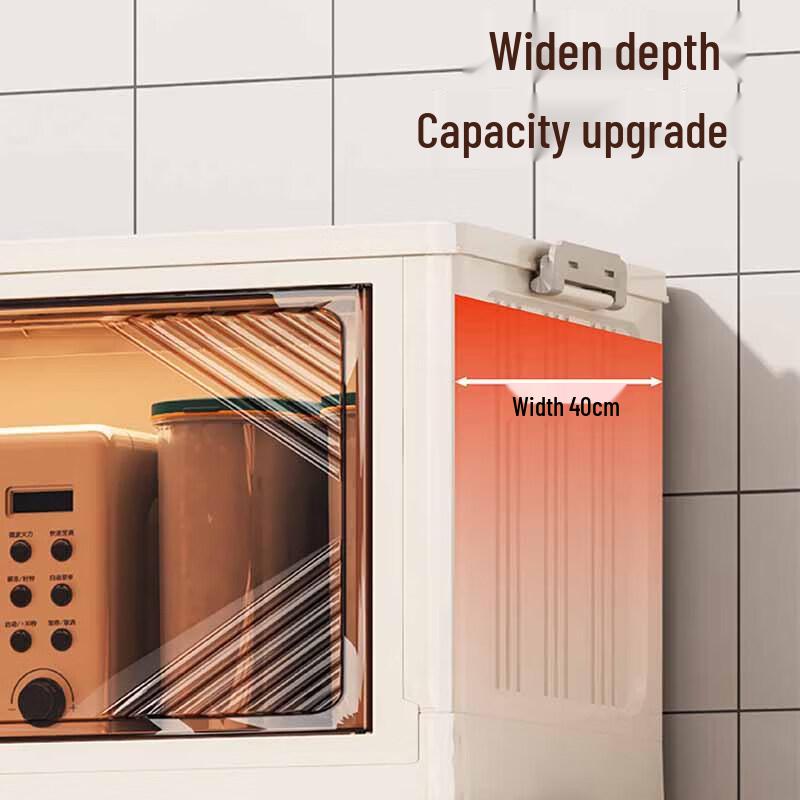 Beifu Heavy-Duty 4-Tier Carbon Steel Kitchen Storage Rack