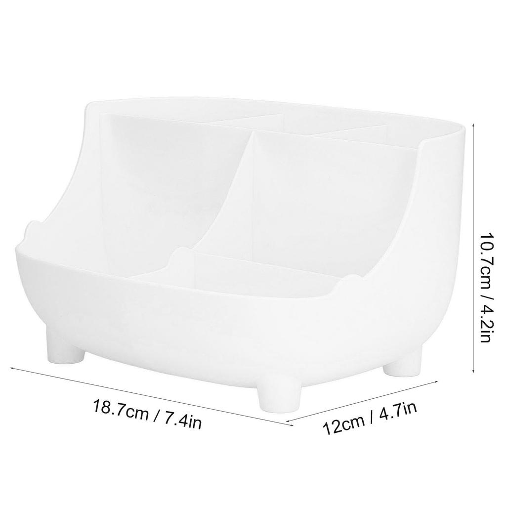 Desktop Storage Box Multifunction Lightweight Convenient Storage Anti Slip Wear Resistance Plastic Storage Box