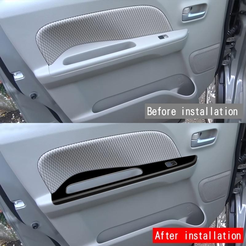 RHD FOR SUZUKI EVERY 2024 2025 Interior Accessories Door Armest Window rise Switch Cover sticker Glass lift Control Panel frame