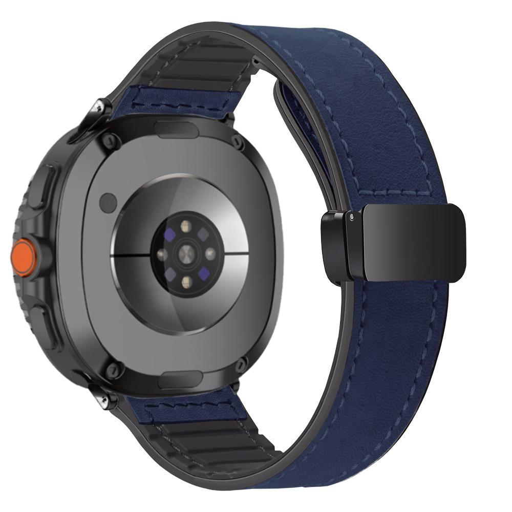 Silicone Leather Band for Samsung Galaxy Watch 8 40mm 44mm Watch 8 Classic 46mm Magnetic Bracelet Galaxy Ultra 2025 47mm Correa