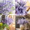 30pcs Artificial Plastic Plants Multicolor Lavender Vase Home Decora Wedding Bridal Bouquet Household Product Diy Outdoor Garden