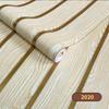 45cm*10m Self-Adhesive PVC Waterproof Peel & Stick 3D Striped Panels Wood Grain Wallpaper Furniture Accent Walls & Home Renovation Decor