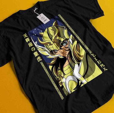 Camiseta Saint Seiya Caballeros del Zodíaco Hyoga Anime Manga Gráfico Unisex