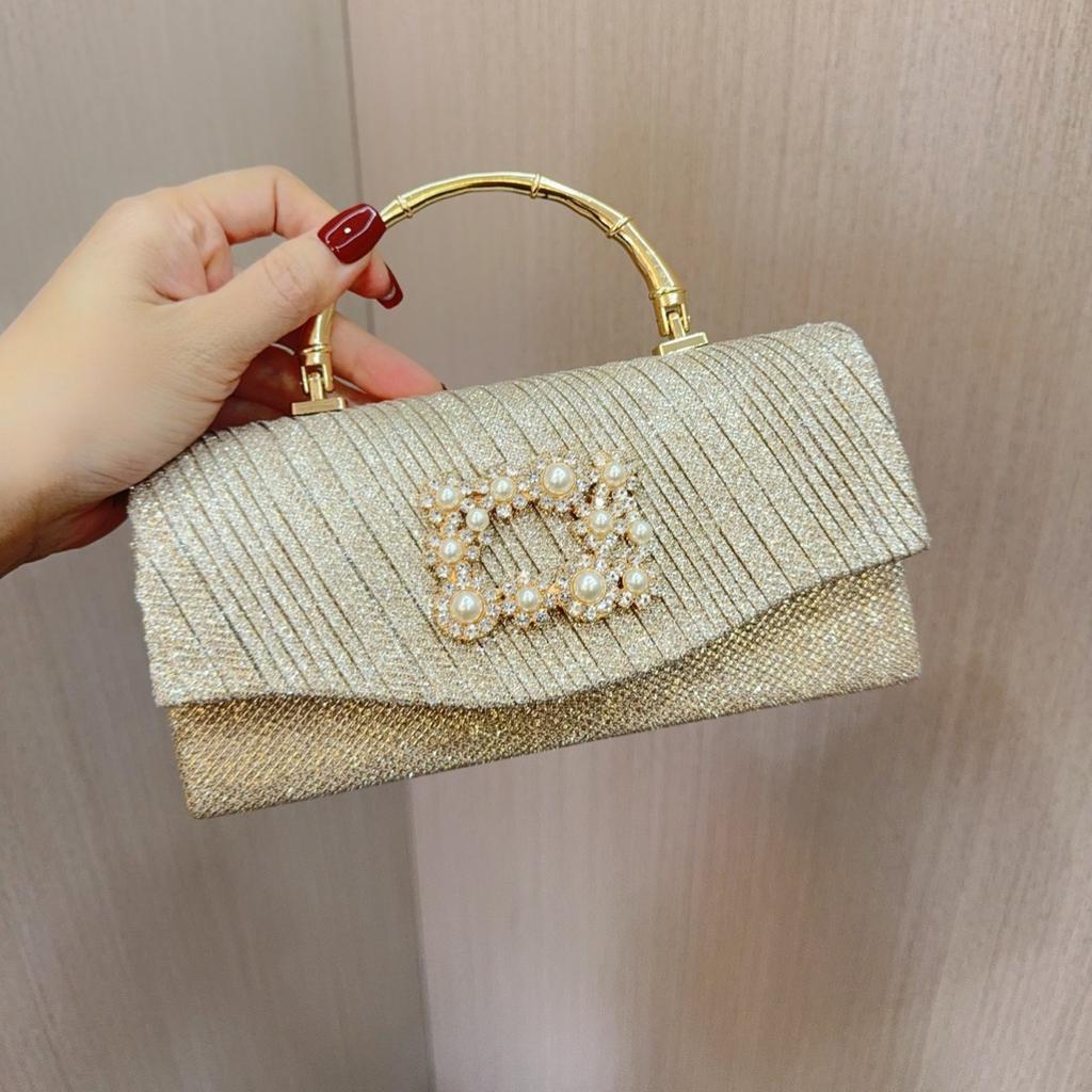 Women Dinner Handbag Bag Party Underarm Bag Socialite Fashion Nobility Storage
