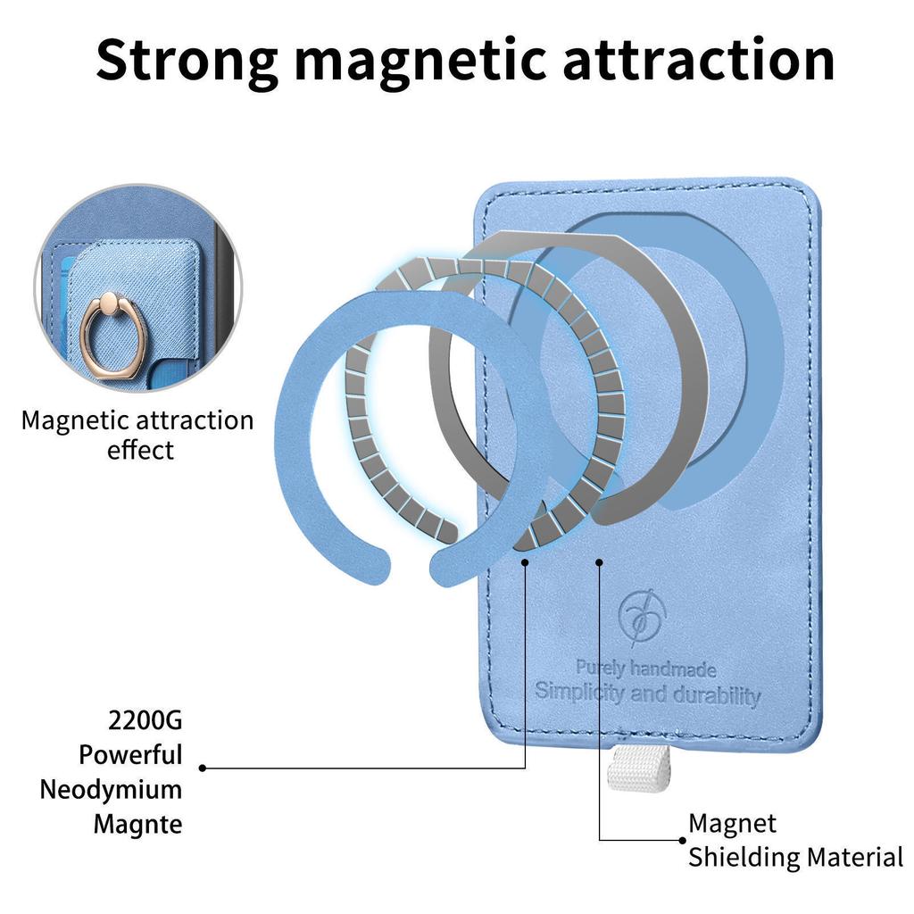 For Huawei Mate 70 Case Ring Kickstand Leather+TPU+PC Phone Cover Detachable Card Holder