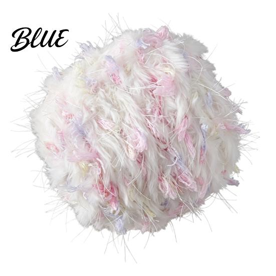 Smooth Weaving Yarn 33M Faux Fur Blend Yarn Soft Fuzzy Mohair for Crochet Thread Knitting DIY Sweater Scarf Hat Colorful Craft Beginners Knitting