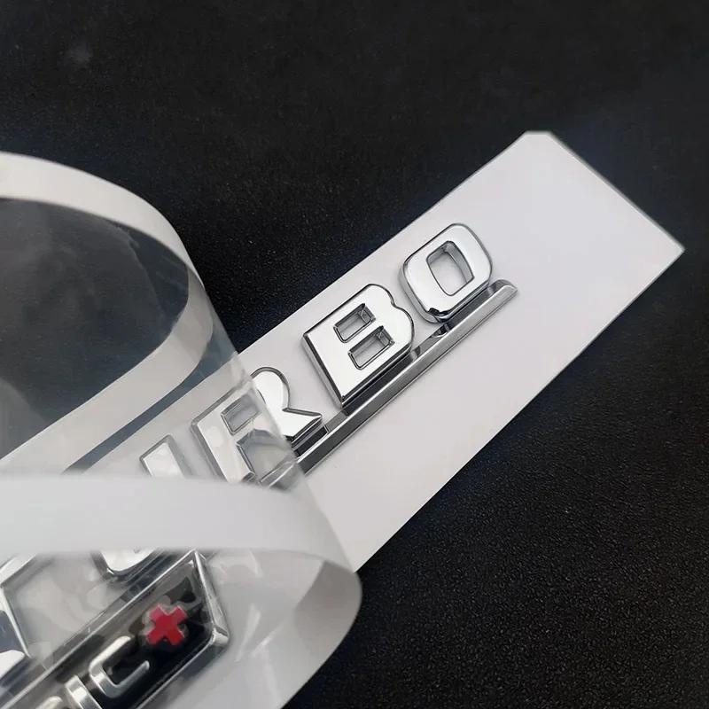 3D Car Fender BITURBO 4MATIC+ Badge Emblem Stickers