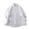 Japanisches Retro Reines Baumwoll-Oxford-Hemd Herren Langarm Herbst- und Winterstil Exportqualität Vollbaumwolle Freizeithemdjacke
